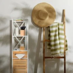 Étagère De Salle De Bain MDF Et Bambou 14 Étagère De Salle De Bain MDF Et Bambou -Salle De Bain Meubles 002967fab4414453abf57c9c1a2b1fc1