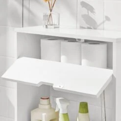 Chariot à Etagères De Niche BZR48-W -Salle De Bain Meubles 0a4660a2f18b4eb88c1263796346c966