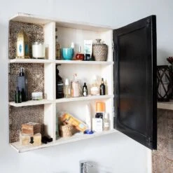 Armoire à Glace Goa White 24 Armoire à Glace Goa White -Salle De Bain Meubles 1000104139 180808 14485405 GALLERYIMAGES P000000001000104139