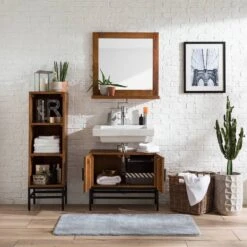 Étagère De Salle De Bain GRASBY -Salle De Bain Meubles 1000147148 230814 021 MOOD DETAILS P000000001000147148 mood