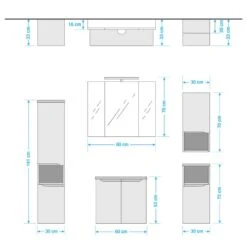 Salle De Bain Tiberio II (5 éléments) -Salle De Bain Meubles 1000194088 200310 11510800006 SKETCH DETAILS P000000001000194088 sketch