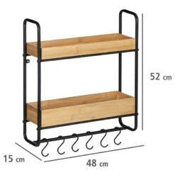 Wenko Étagère Murale Loft I -Salle De Bain Meubles 1000255370 210330 15243700009 SKETCH DETAILS P000000001000255370 sketch