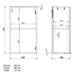 Armoire Suspendue Avino -Salle De Bain Meubles 1000262239 210428 14103300015 SKETCH DETAILS P000000001000262239 sketch