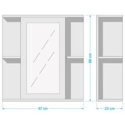 Armoire De Toilette Osino -Salle De Bain Meubles 1000279080 211209 164300000512 SKETCH DETAILS P000000001000279080 sketch