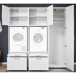 Armoire Pour Machine à Laver Kielce XI -Salle De Bain Meubles 1000310424 211124 15131600150 DETAILS P000000001000310424