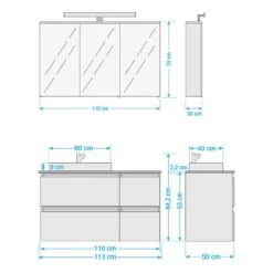 Salle De Bain Quickset 360 II (2 élém.) -Salle De Bain Meubles 1000343369 220330 500 SKETCH DETAILS P000000001000343369 sketch