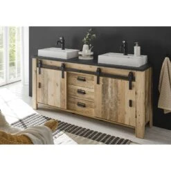 Meuble Avec Double Vasque Shutter -Salle De Bain Meubles 1000348707 220505 020 MOOD DETAILS P000000001000348707 mood