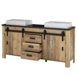 Meuble Avec Double Vasque Shutter -Salle De Bain Meubles 1000348707 220505 040 DETAILS P000000001000348707