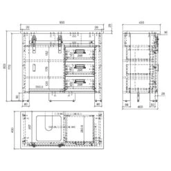 Meuble Avec Vasque Shutter -Salle De Bain Meubles 1000348712 220505 501 SKETCH DETAILS P000000001000348712 sketch