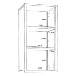 Armoire Suspendue Kavala -Salle De Bain Meubles 1000366564 220824 501 SKETCH DETAILS P000000001000366564 sketch