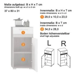 Meuble Bas Storm Light -Salle De Bain Meubles 1000367626 221014 500 SKETCH DETAILS P000000001000367626 sketch