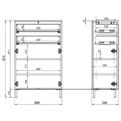 Meuble Bas Torrance -Salle De Bain Meubles 1000370041 230215 500 SKETCH DETAILS P000000001000370041 sketch