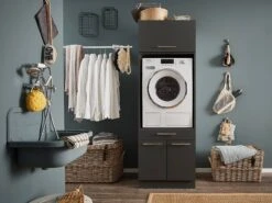 Armoire Laundreezy - 1 Abattant -Salle De Bain Meubles 1000376687 230314 020 MOOD DETAILS P000000001000376687 mood