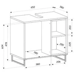 Meuble Sous Vasque Ariana -Salle De Bain Meubles 1000378174 230322 500 SKETCH DETAILS P000000001000378174 sketch