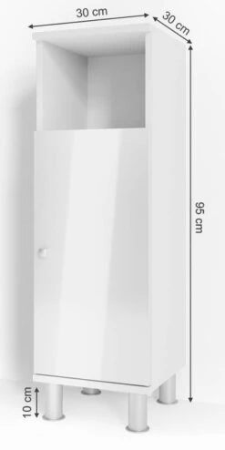 Chiffonnier Fynn Blanc Brillant -Salle De Bain Meubles 114371faca4648a3a0a4152d86067373.cropped 269 32 465 929.processed