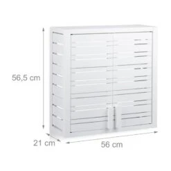 Placard Mural Salle De Bain Bambou Blanc -Salle De Bain Meubles 1518a18086c34c17a53da2518b57ada8