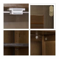 Armoire Suspendue LAMELL SDB Brun Foncé -Salle De Bain Meubles 16c2386a5bc143978ac41e78bc33a59a