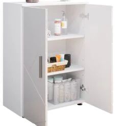 Armoire Irma Blanc Brillant -Salle De Bain Meubles 197edb7459484d2499ae2e1997effd72