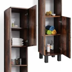 Armoire Haute Fynn Old Style -Salle De Bain Meubles 1bf5cf6205aa49a2b44a1874345b61d0