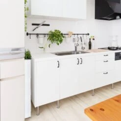 Étagère De Cuisine à Roulettes 4 Niveaux -Salle De Bain Meubles 1e2e11805ac24340bd6b75988aeee011