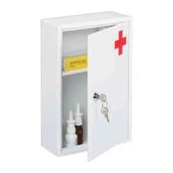 Armoire à Pharmacie Verrouillable -Salle De Bain Meubles 1eb48d560d9b4770bdced176ac6ffb80