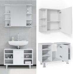 Salle De Bains Fynn Blanc (2 éléments) -Salle De Bain Meubles 1eeed93e30214fcda5b752dc62f1c6c1