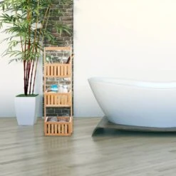 Étagère Salle De Bain Bambou 3 Niveaux -Salle De Bain Meubles 1f39009ed40743e2a250224cff22b6d7