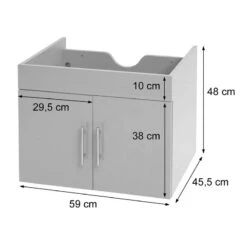 Meuble Sous-lavabo HWC-D16 -Salle De Bain Meubles 227e9320d9c14ffa93c872493bc963ea