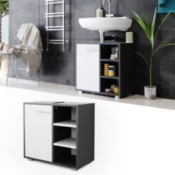 Meuble Sous-lavabo Perry Anthracite 11 Meuble Sous-lavabo Perry Anthracite -Salle De Bain Meubles 22dabe66e2eb46939f599544cfe015ef