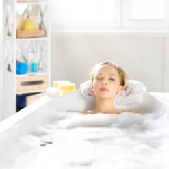 Étagère De Salle De Bain MDF Et Bambou 13 Étagère De Salle De Bain MDF Et Bambou -Salle De Bain Meubles 254f56d7e5814563ad4cff9f40546bb3