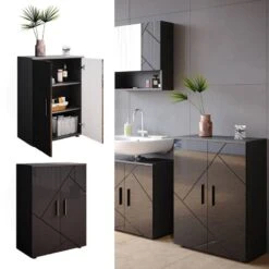 Armoire Irma Blanc Brillant -Salle De Bain Meubles 25e73bbd8a8d4f7298081aa7c472d1b2