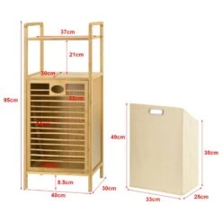 Meuble à Linge Rendalen Avec Sac -Salle De Bain Meubles 26cf7e38495d4427b274ff7752cb6f47