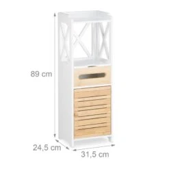 Petite Armoire étagère 5 Niveaux -Salle De Bain Meubles 2d0ad086fe7a4a208ac7e1f96c8b8faf