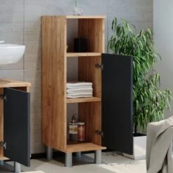 Chiffonnier Fynn Goldkraft -Salle De Bain Meubles 323a45e14aa345eaae67ce47157a9c92