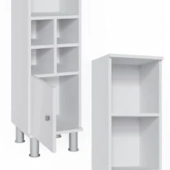 Chiffonnier Fynn Blanc 7 Compartiments -Salle De Bain Meubles 330715e3741d4d5d8b5544f766e75539