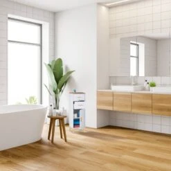 Étagère Salle De Bain Avec 2 Tiroirs -Salle De Bain Meubles 34d6f6bca90b4a5d941add0a1e693fdb