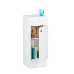Armoire De Salle De Bain En Bois Blanc -Salle De Bain Meubles 376e751133cf41ca9732b0de00273dfa