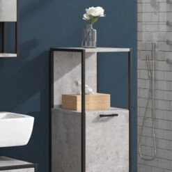 Chiffonnier Fyrk Béton -Salle De Bain Meubles 3d8345f9baff46be8946d7092b1c002b