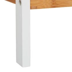 Etagère De Bain En Bambou Blanche -Salle De Bain Meubles 4106375ca49649c2a28daa2164d63b13