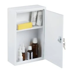 Armoire à Pharmacie Verrouillable -Salle De Bain Meubles 41ce4a4dc69d4e22b0fb61a15ed0a577