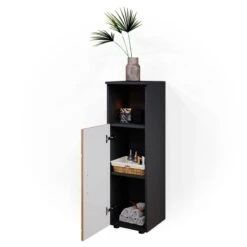 Chiffonnier Irma Anthracite Brillant -Salle De Bain Meubles 4224dba4246b45e29d5d209bd8e658af