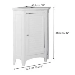 Meuble D'angle Bas De Rangement De Salle -Salle De Bain Meubles 42e6ab9a33e9423f87c019e5f0688047