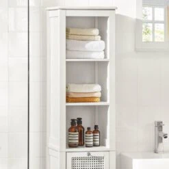 Meuble Colonne De Salle De Bain BZR36-W -Salle De Bain Meubles 448ef905263248728379d9d9cc4a30b4