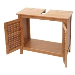 Meuble Sous-lavabo HWC-B18 -Salle De Bain Meubles 476a915ac0224f1896f999946f248955