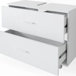 Meuble Sous-lavabo Ilias Sonoma/blanc -Salle De Bain Meubles 47e5d18c7c2a4f85a4e397a9bb096483