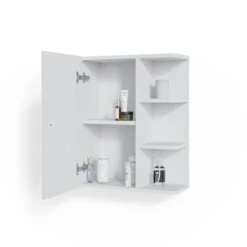 Armoire Suspendue Fynn Blanc 13 Armoire Suspendue Fynn Blanc -Salle De Bain Meubles 55f8b725b39c4749b554050ba6e47225
