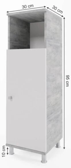 Chiffonnier Fynn Béton/blanc -Salle De Bain Meubles 5841ce7cb83e4df7b47a83050ad5a2ce.cropped 303 30 398 938.processed