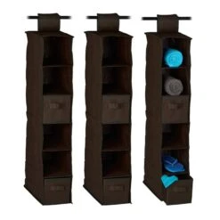 3xÉtagère Suspendue Tissu Armoire -Salle De Bain Meubles 5c54577926584613a3dc31bda047b65e