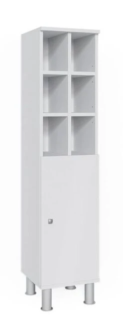 Chiffonnier Fynn Blanc 8 Compartiments