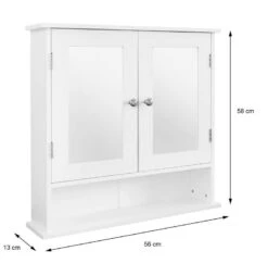 Armoire De Toilette Blanc 56x58x13 Cm -Salle De Bain Meubles 6500df612467465ba6ab96762c5f9636.cropped 253 166 1619 1666.processed